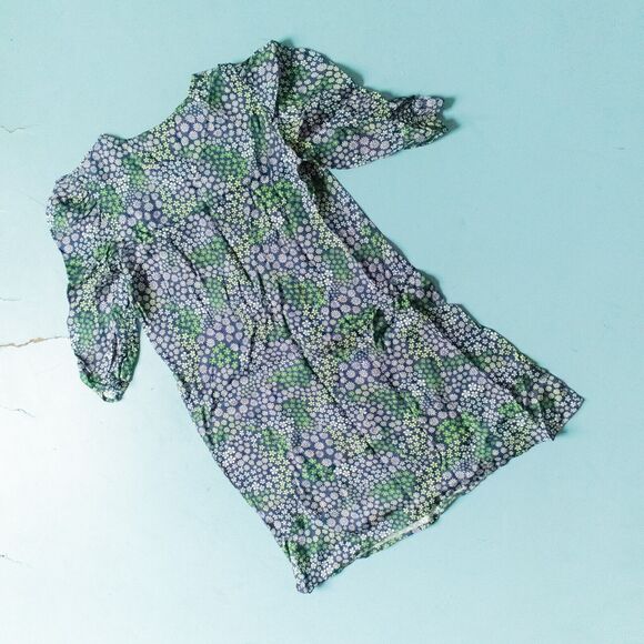 See By Chloe Micro Floral Half Sleeve Shift Dress Size 34 US 2 - Picture 9 of 9